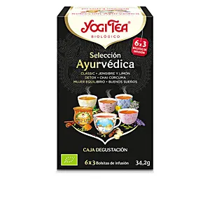 SELECCIÓN AYURVÉDICA 6 tipos 3 bolsitas x 34,2 gr