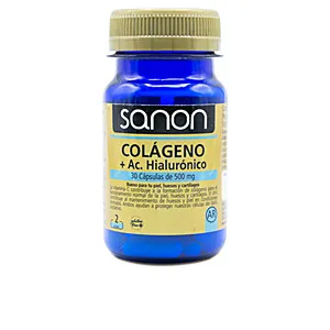 SANON colágeno + ácido hialurónico 30 cápsulas de 500 mg