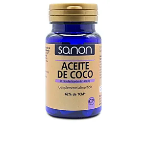 SANON aceite de coco 30 cápsulas blandas de 1400 mg