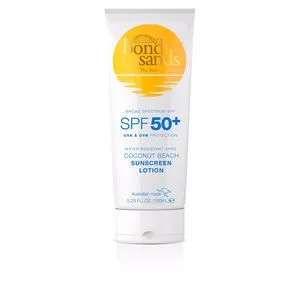 SPF50+ water resistant 4hrs coconut beach sunscreen lotion 1