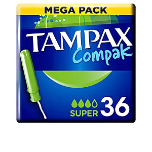 TAMPAX COMPAK tampón super 36 uds