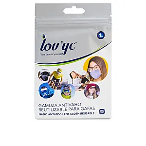 LOVYC Gamuza antivaho reutilizable para gafas 1 ud