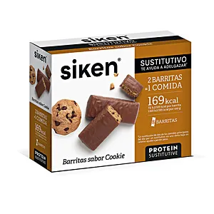 SIKEN sustitutivo barrita cookie 8 uds