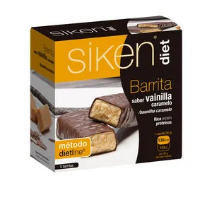 SIKEN DIET barrita vainilla caramelo 5 uds