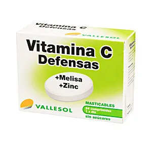 VITAMINA C + melisa + zinc 24 comprimidos