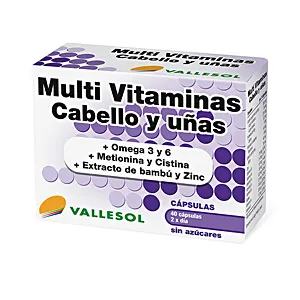 MULTIVITAMINAS cabello y uñas 40 cápsulas