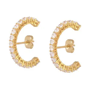 MO779 MOONLIGHT earrings #gold