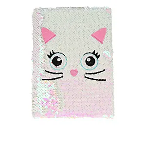 CUADERNO DE LENTEJUELAS gatito 1 pz