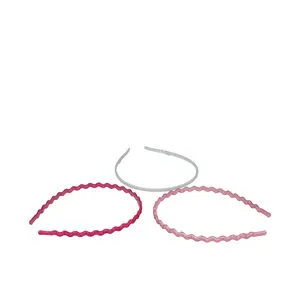 DIADEMAS FINAS CON PURPURINA cofanetto 3 pz