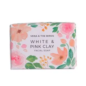 WHITE & PINK CLAY facial soap 100 gr