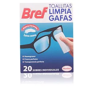 BREF toallitas limpiagafas 20 uds