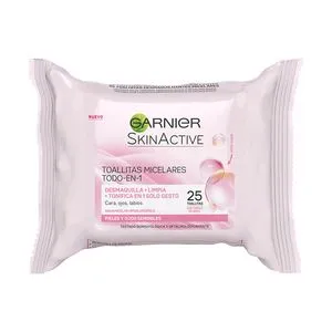 SKIN NATURALS AGUA MICELAR toallitas desmaquillantes 25 uds