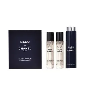 BLEU eau de parfum vaporizzatore da viaggio ricaricabile 3 x 20 ml