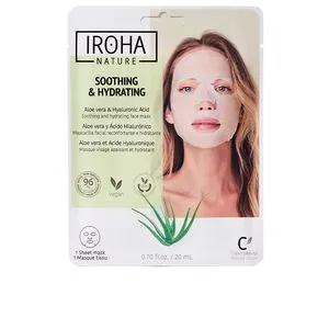 TISSUE MASK moisturizing aloe + green tea + ginseng + HA