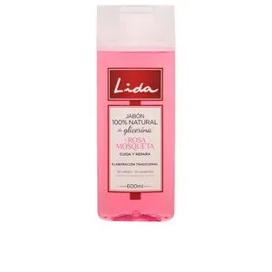 JABÓN 100% NATURAL de glicerina y rosa mosqueta 600 ml