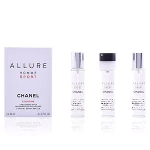 ALLURE HOMME SPORT COLOGNE 3 ricariche vaporizzatore da borsetta 3 x 20 ml