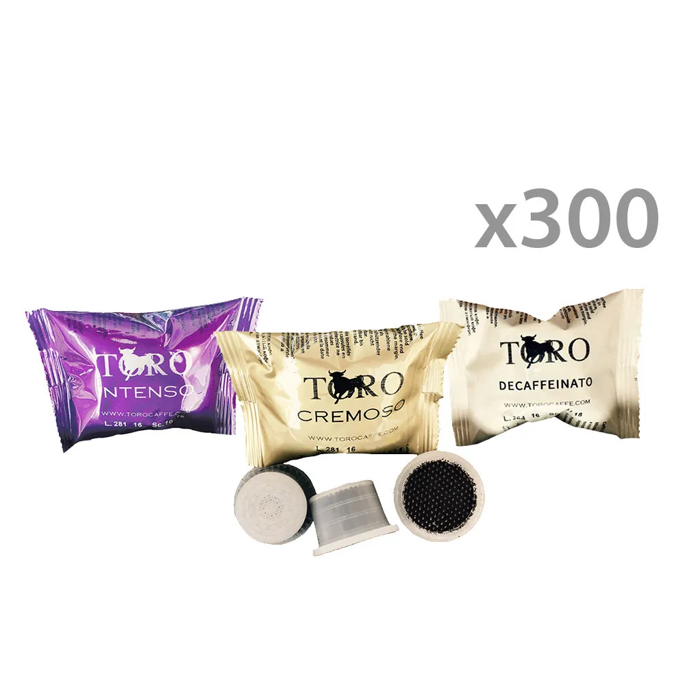 300 capsule Uno System: 100 Intenso - 100 Cremoso - 100 Deca