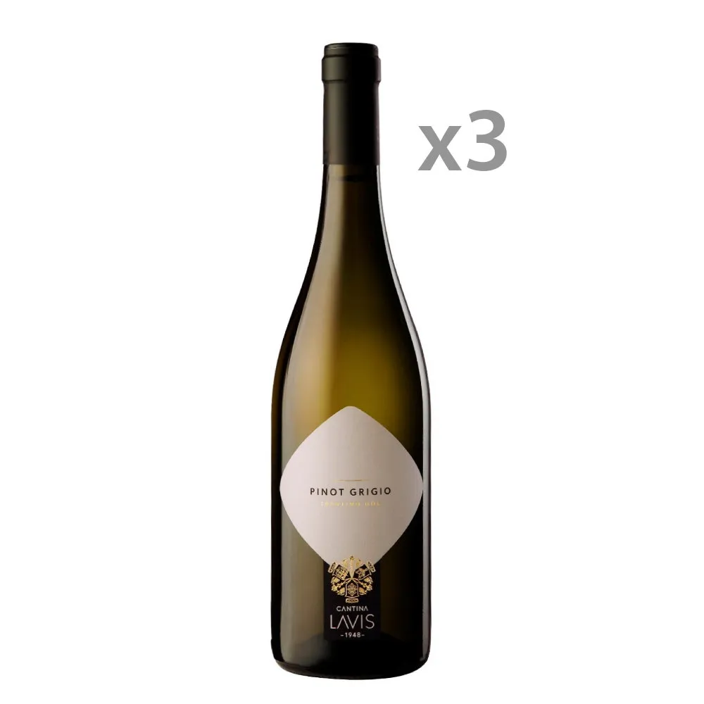 3 bottiglie - Pinot Grigio bio Trentino DOC 2022