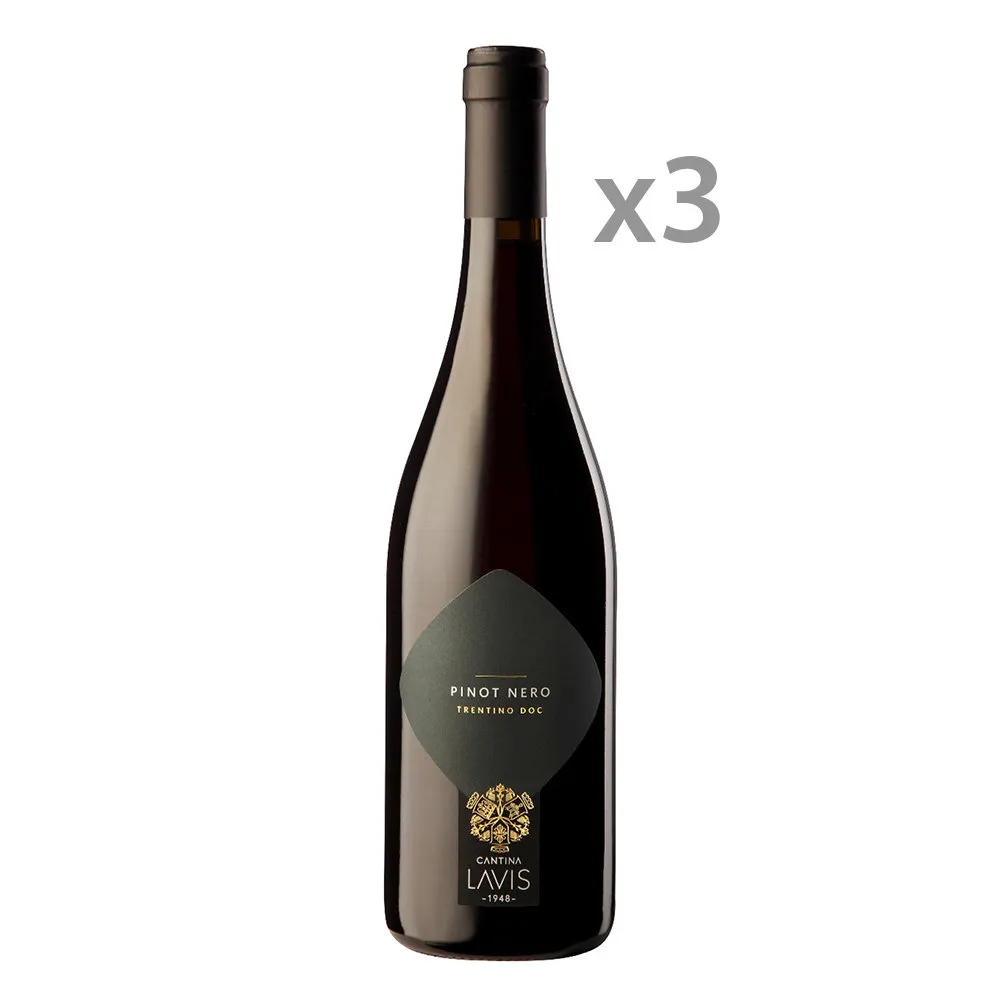 3 bottiglie - Pinot nero Trentino DOC 2021