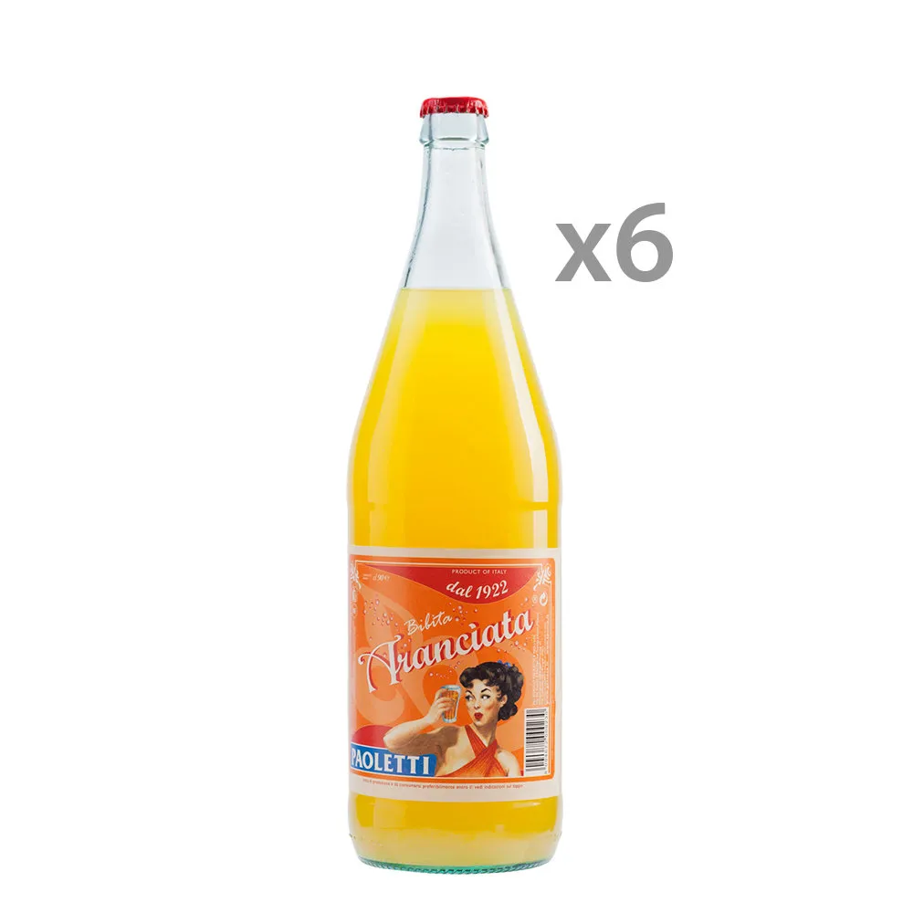 6 bottiglie - Aranciata 0,9 lt