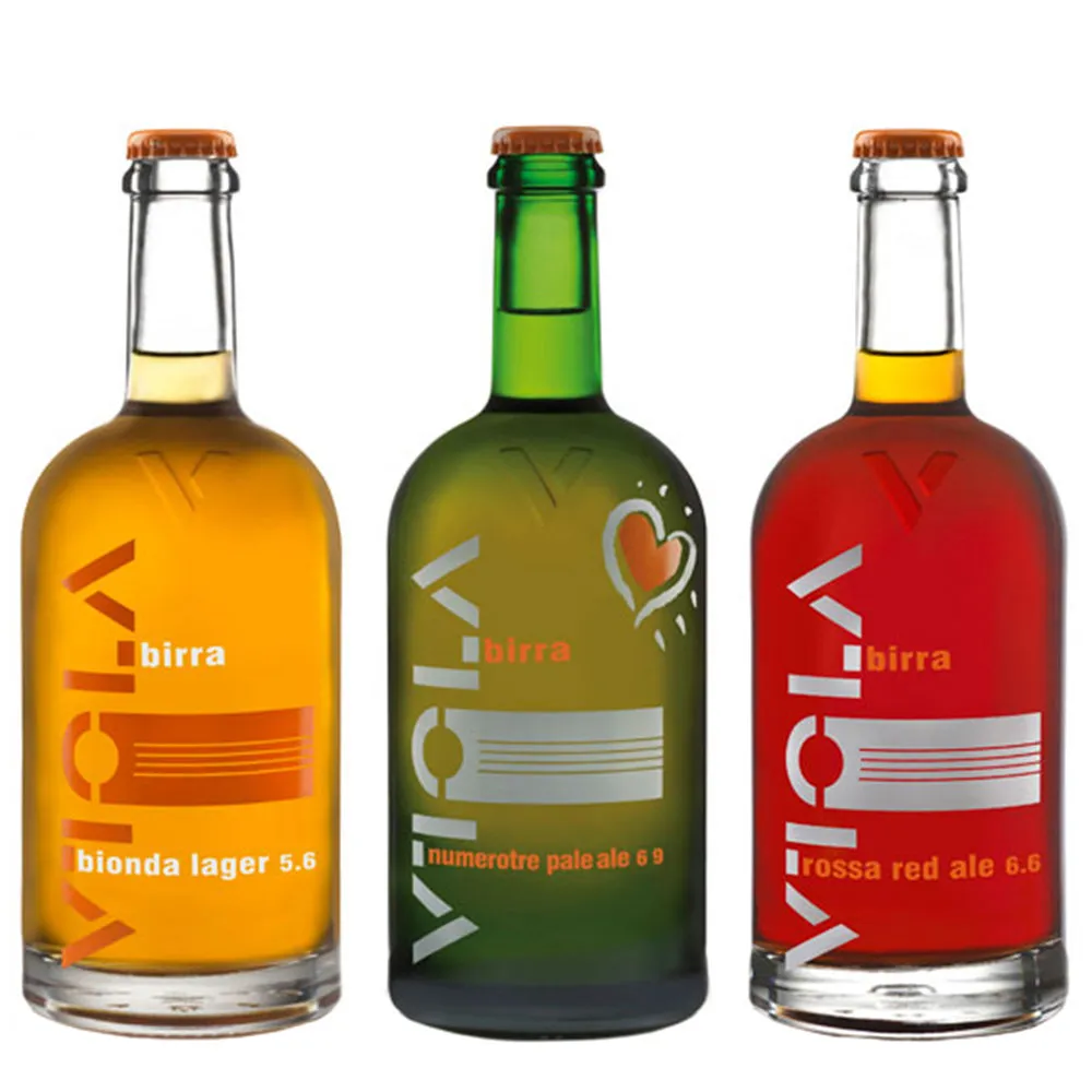 3 bottiglie miste: Bionda Lager 5.6 - Numerotre Pale Ale 6.9 - Rossa Red Ale 6.6