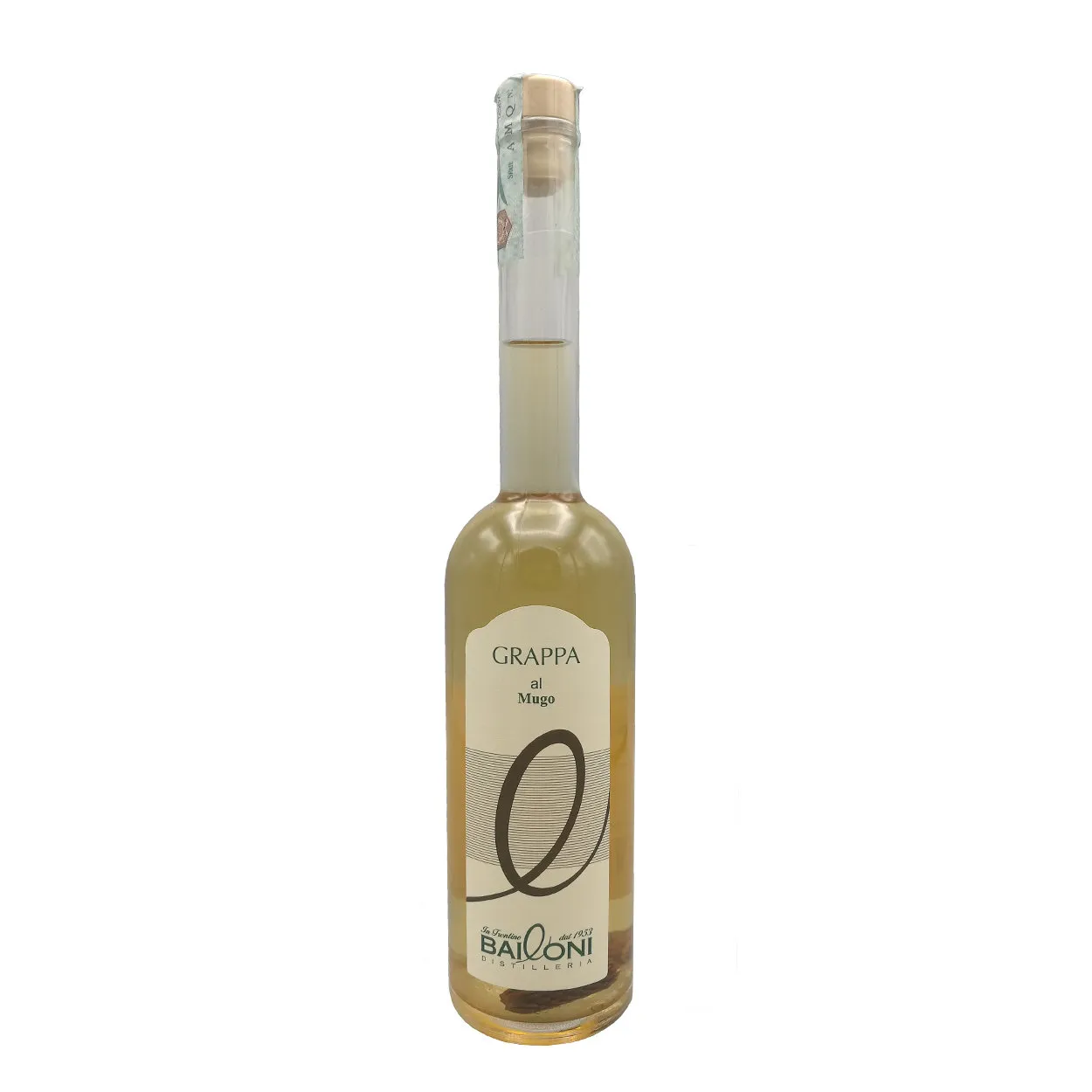 1 bottiglia - Grappa Trentina al Mugo 0,5 lt - 40% vol