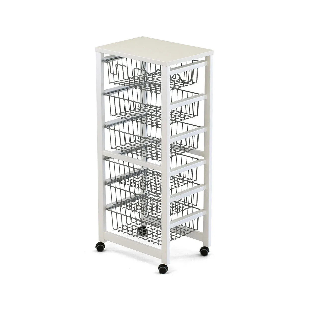 Carrello Cucina GUSTAVO, bianco