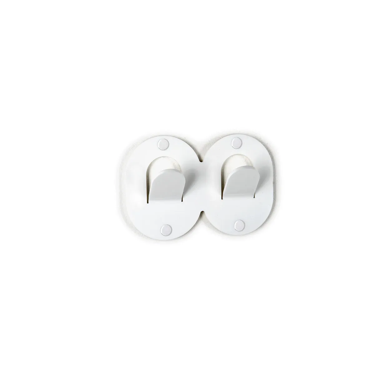 Appendino Clips doppio, bianco