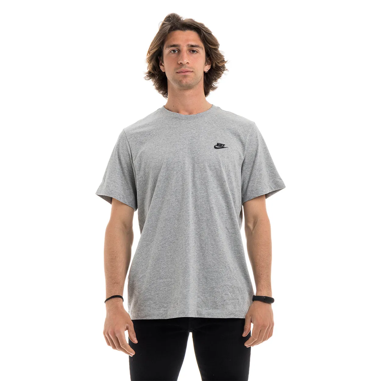 T-shirt Nike grigio melange