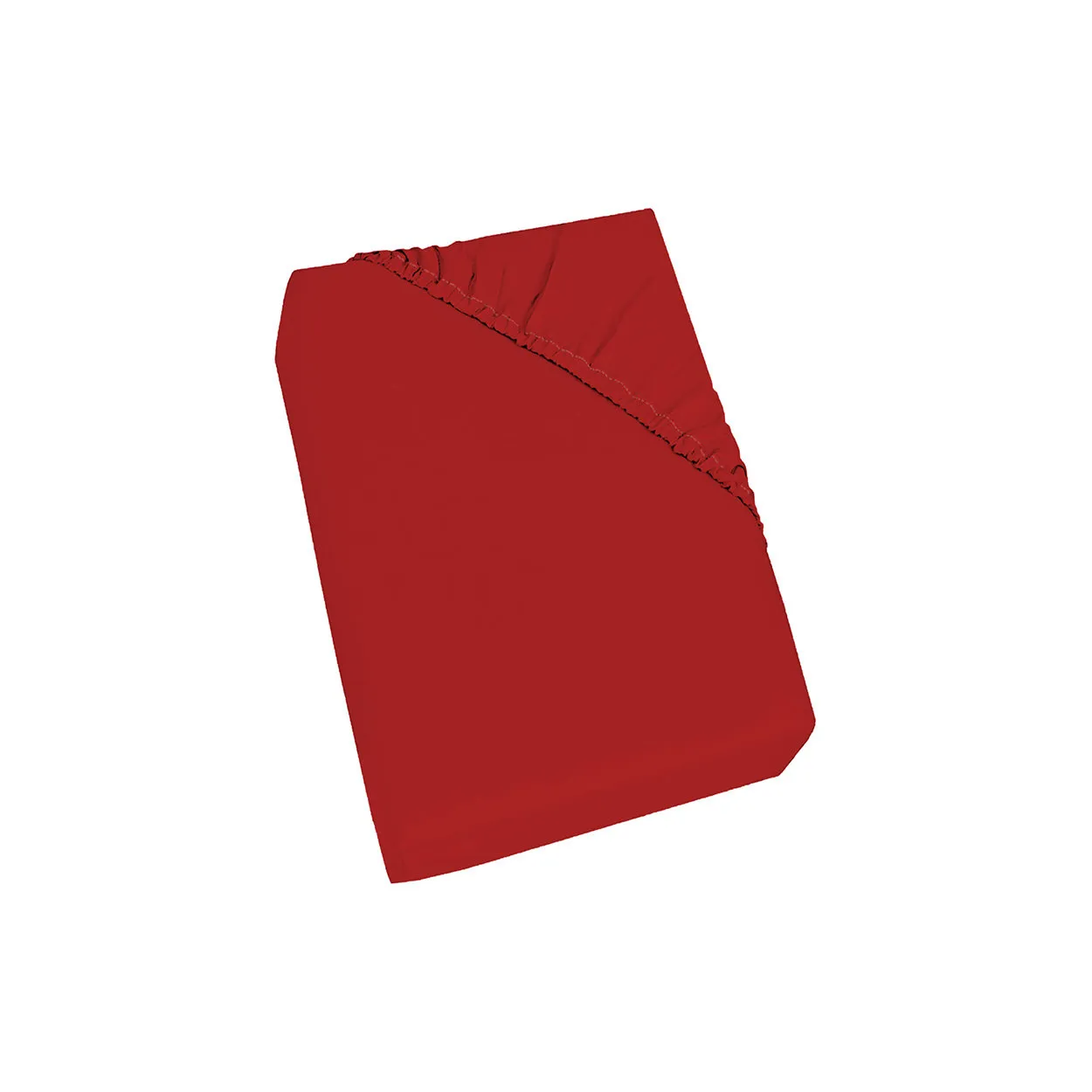 Linea Max Color lenzuola sotto con angoli, rosso MX005