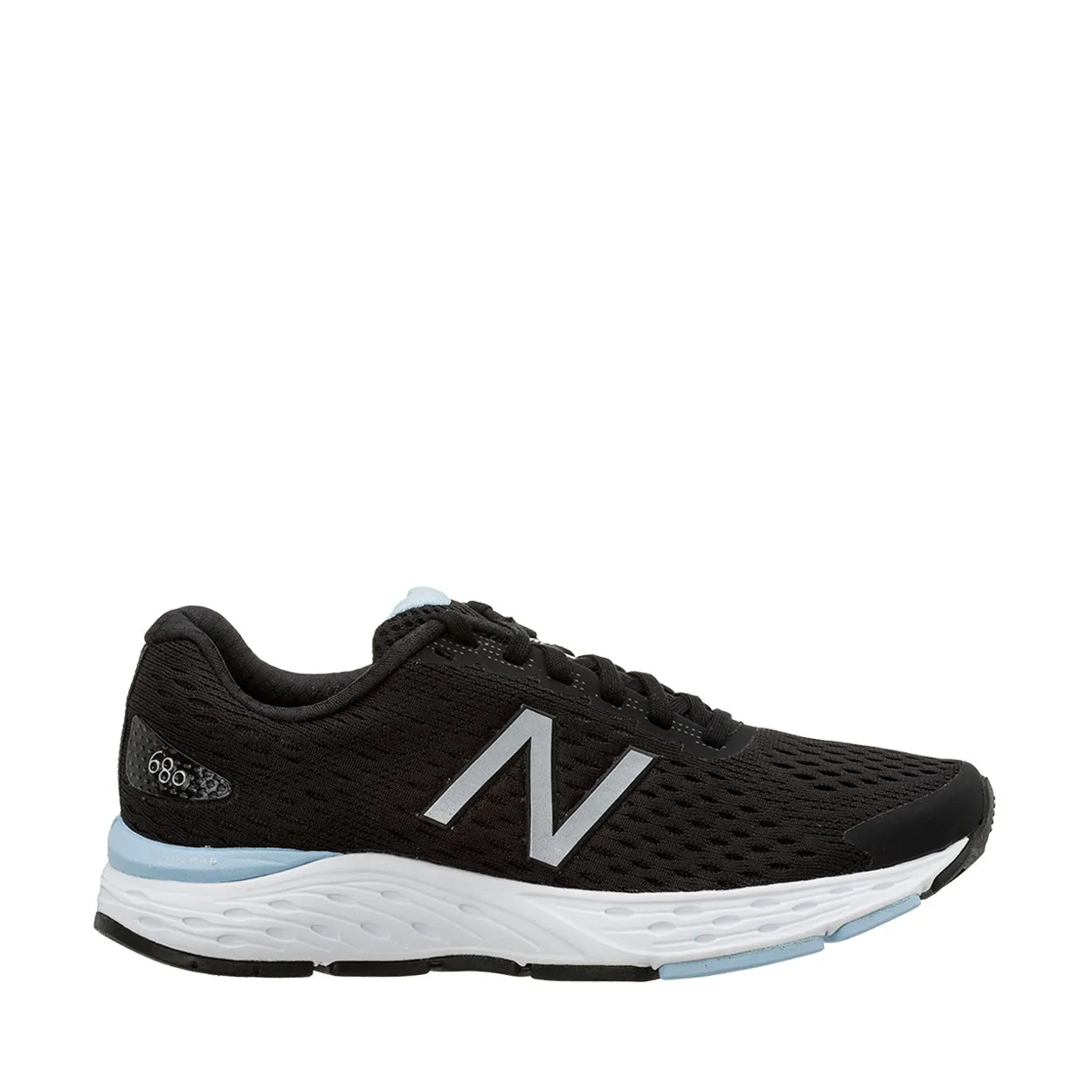 Sneakers New Balance 680v6 in mesh nere