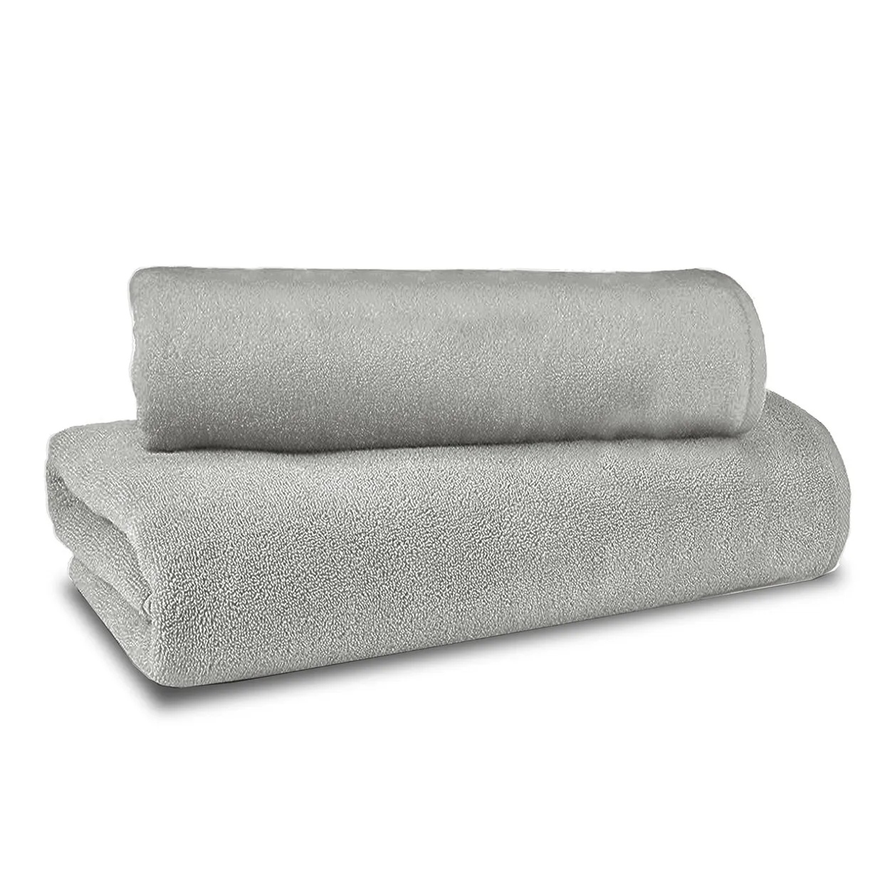 Set 2 Pezzi Plain, grigio perla