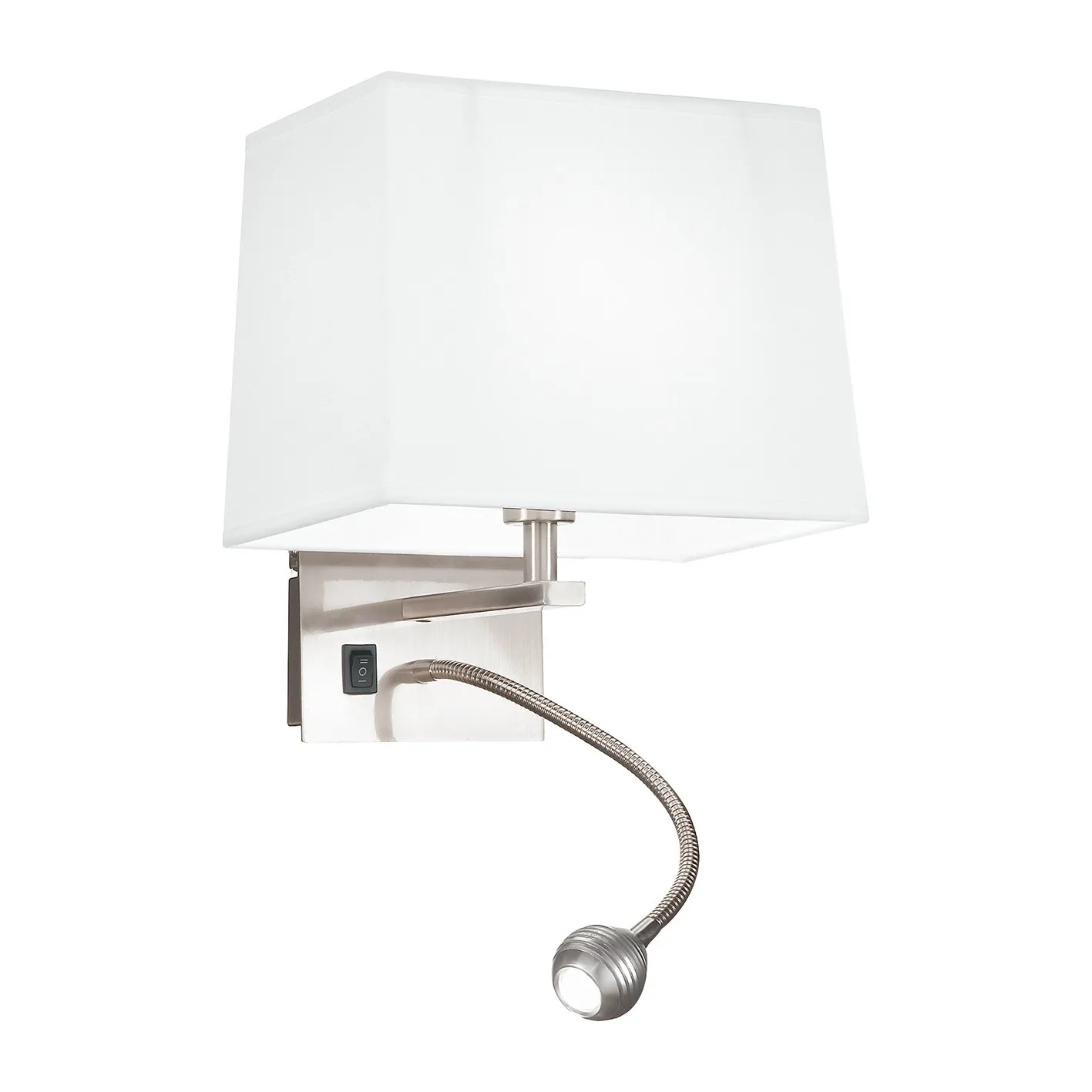 Lampada da parete Led Helly Piramidale Bianco 1xE14+1x3W 160lm 4500k