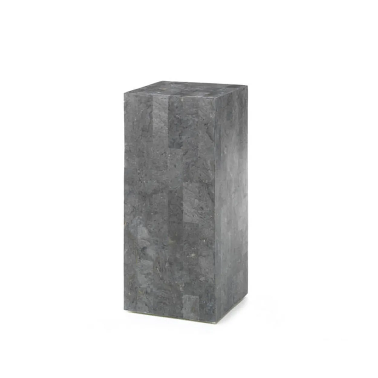 Inay - Colonna in pietra fossile gray stone 35 x 35 x 80h