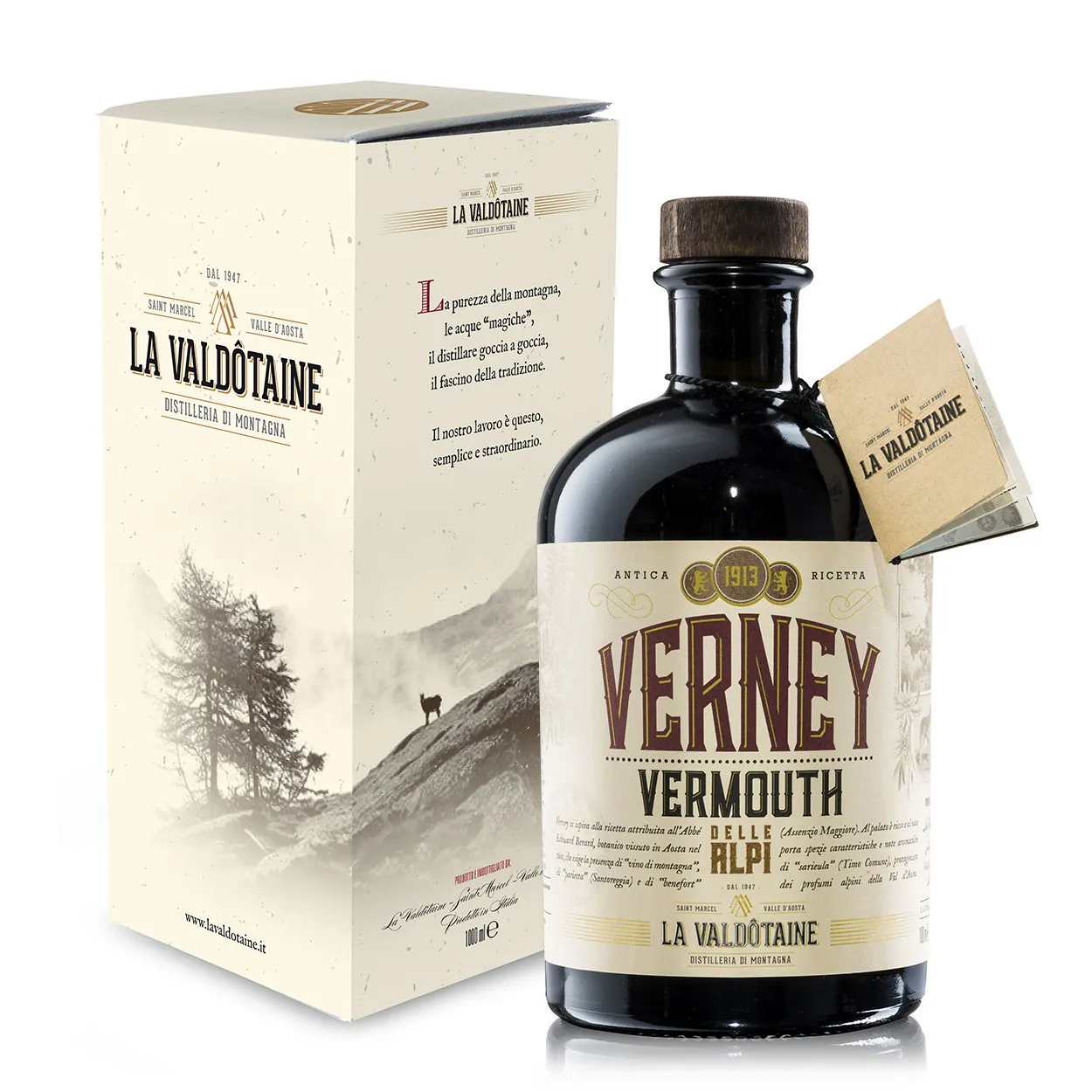 1 bottiglia - "Verney" Vermouth 1 lt con astuccio