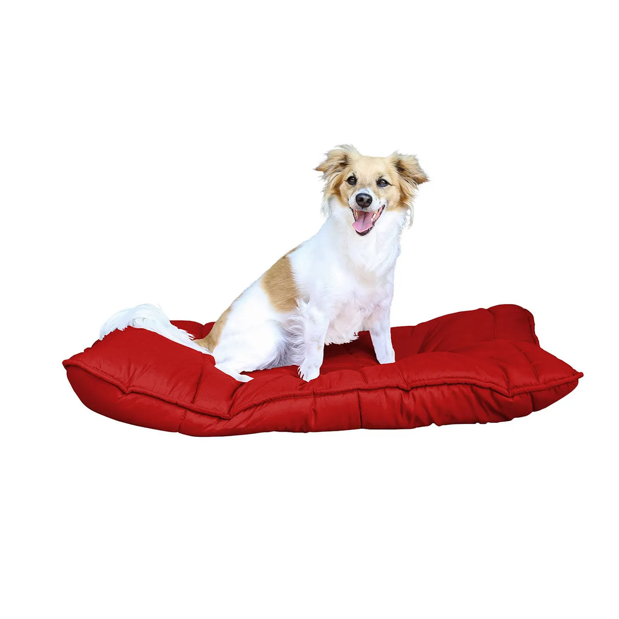 Maxy cuscinone imbottito e trapuntato per cani e gatti Elegant, rosso