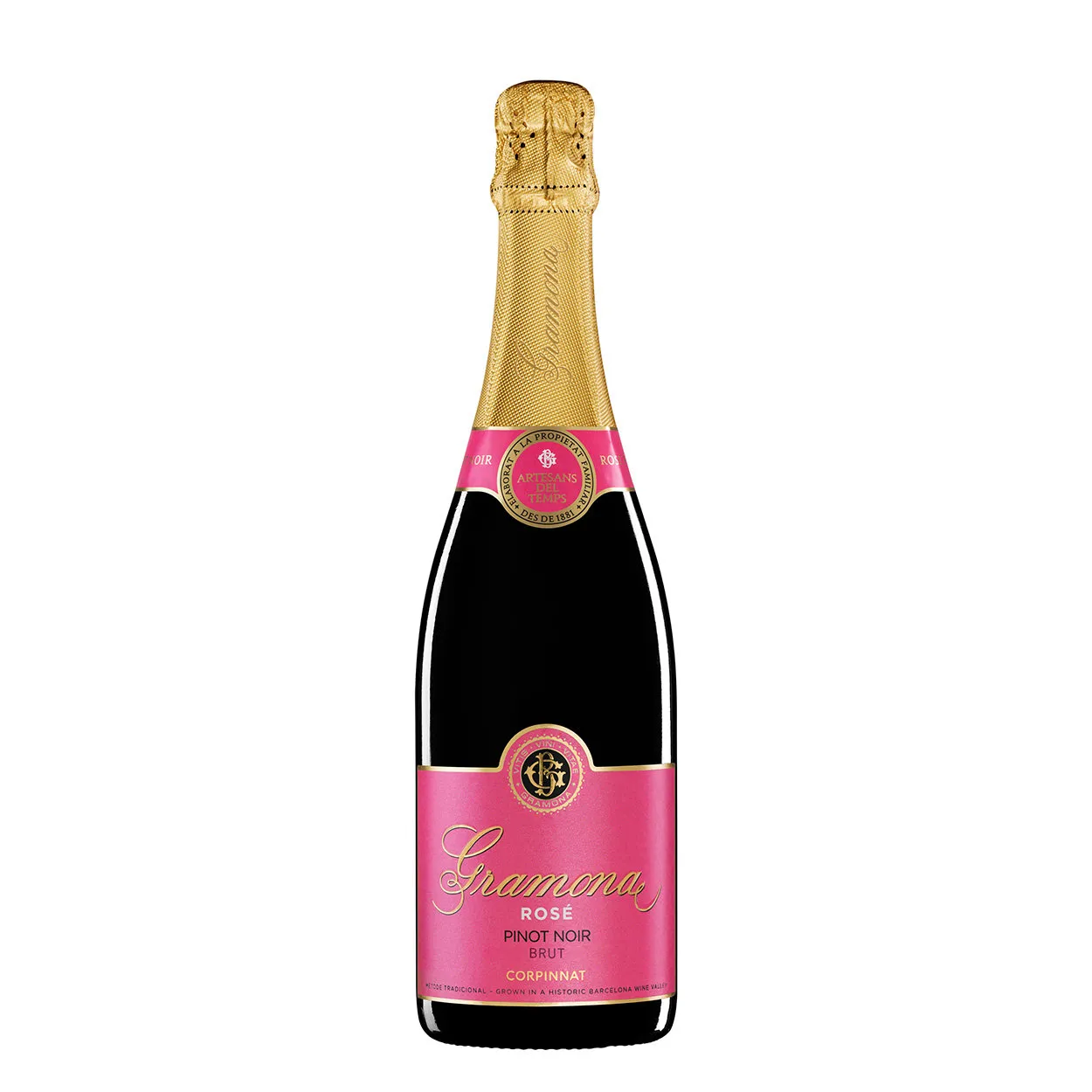 1 bottiglia - "Rosé Pinot Noir" Corpinnat Brut 2019
