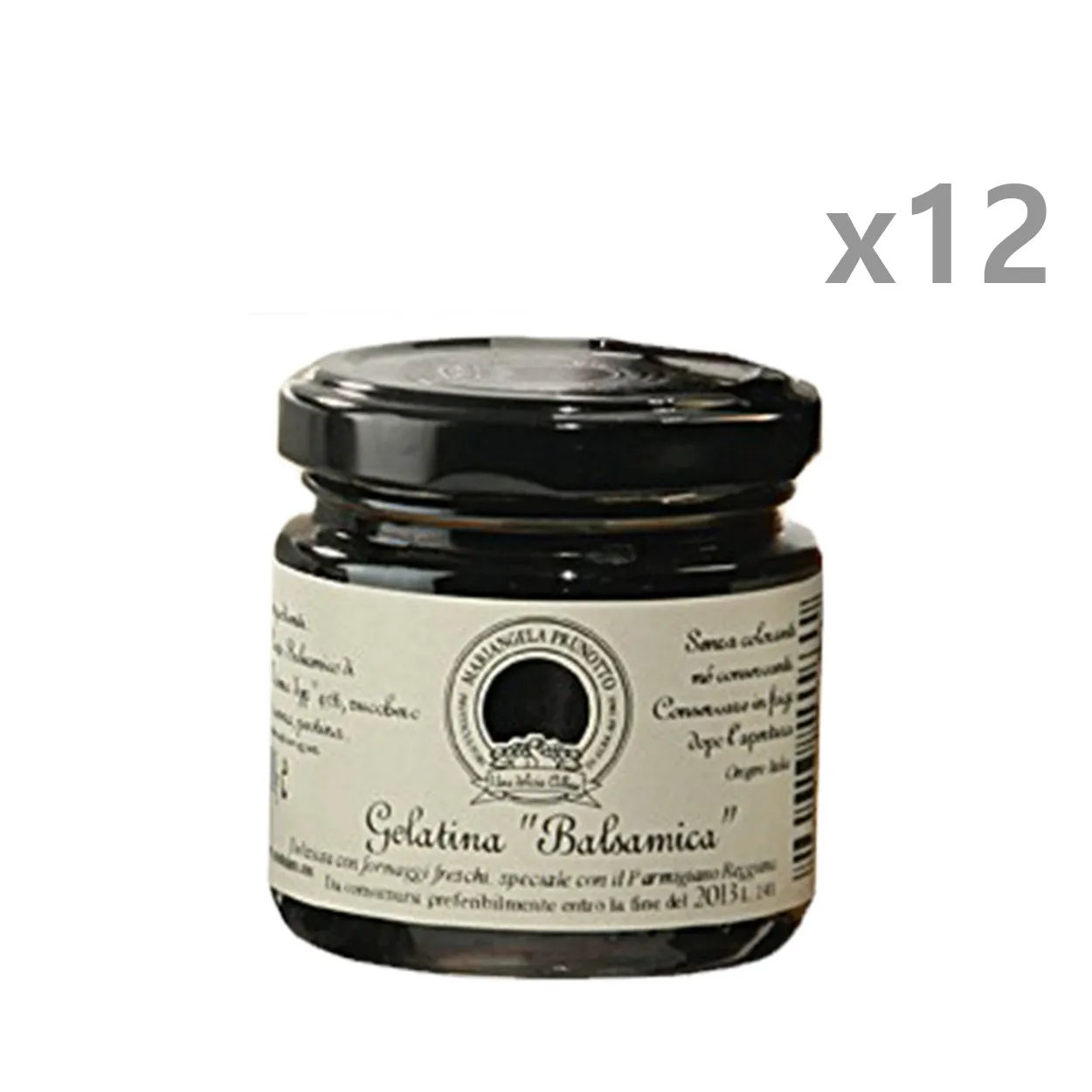 12 barattoli Gelatina di Aceto Balsamico di Modena (per formaggi) 110 g.