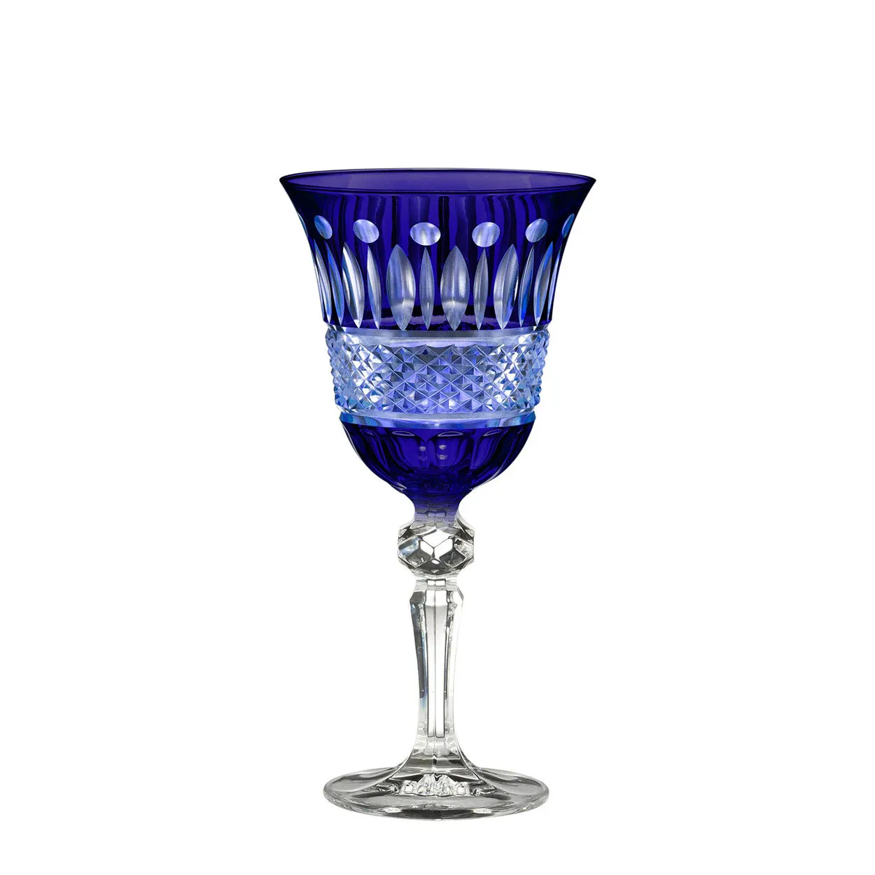 Provenza calice vino h.17.5 cm blu cobalto 6 pz