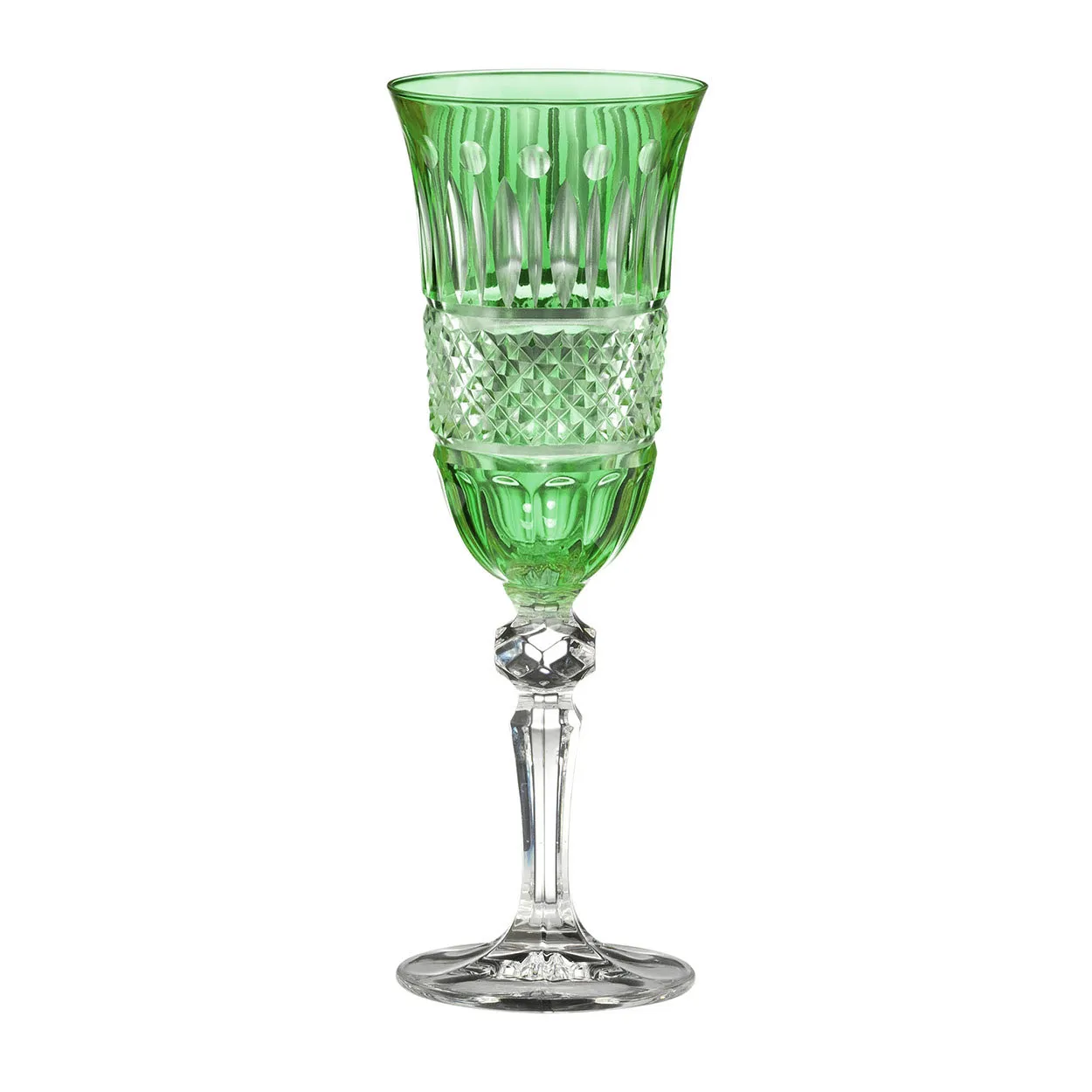 Provenza calice flute h.20.8 cm verde 6 pz