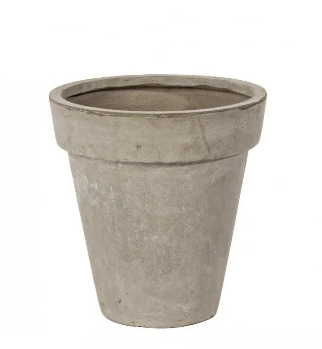 Porta vaso cement classico sabbia h38