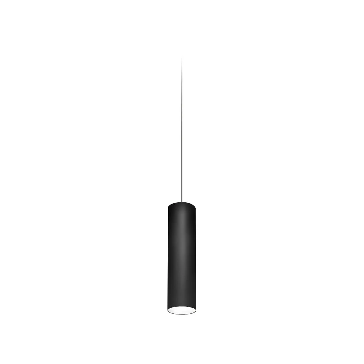 One - lampada a sospensione in alluminio - nero