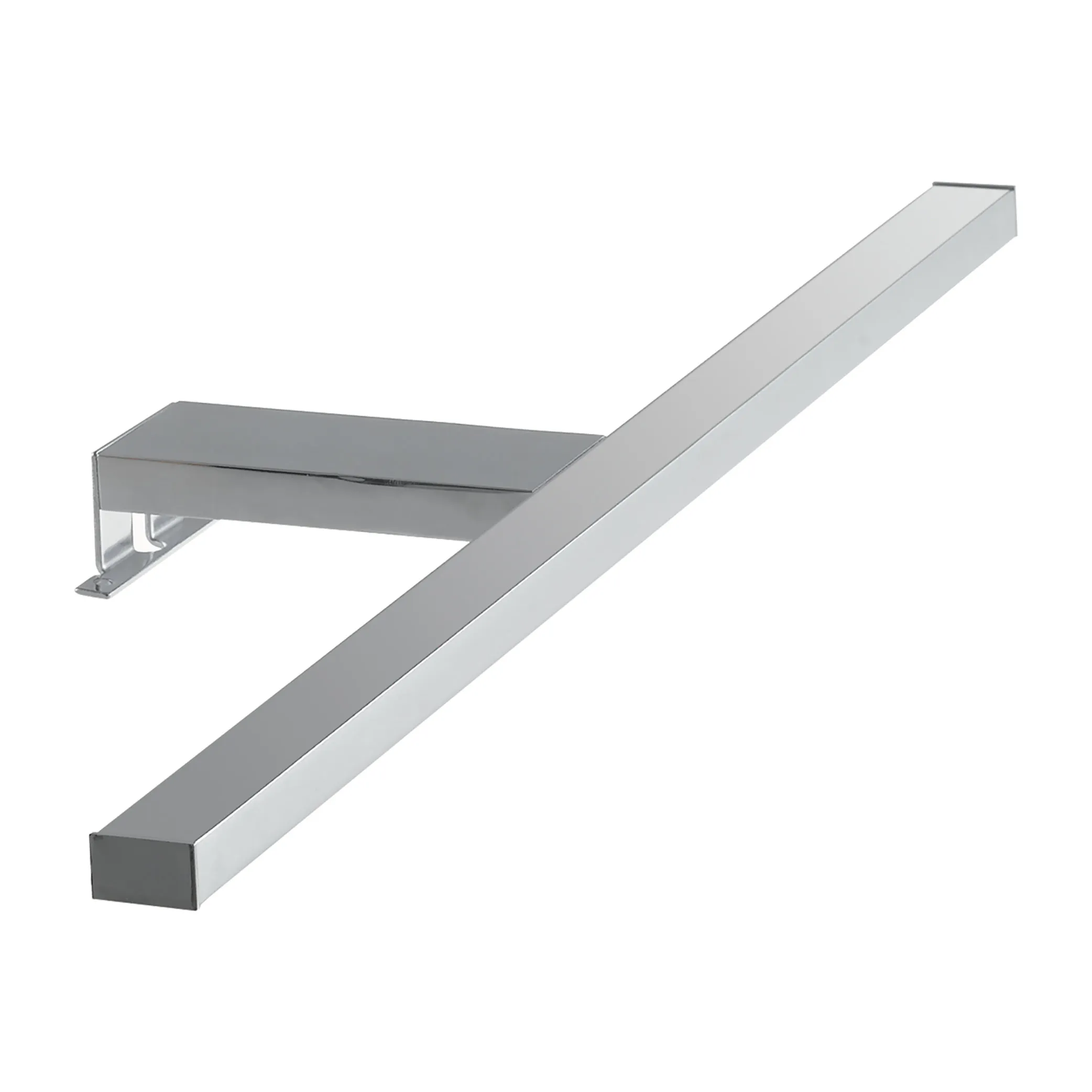 Applique Led Riva Cromo in Acrilico e Alluminio 8w 4000k(luce Naturale) Ip44 .