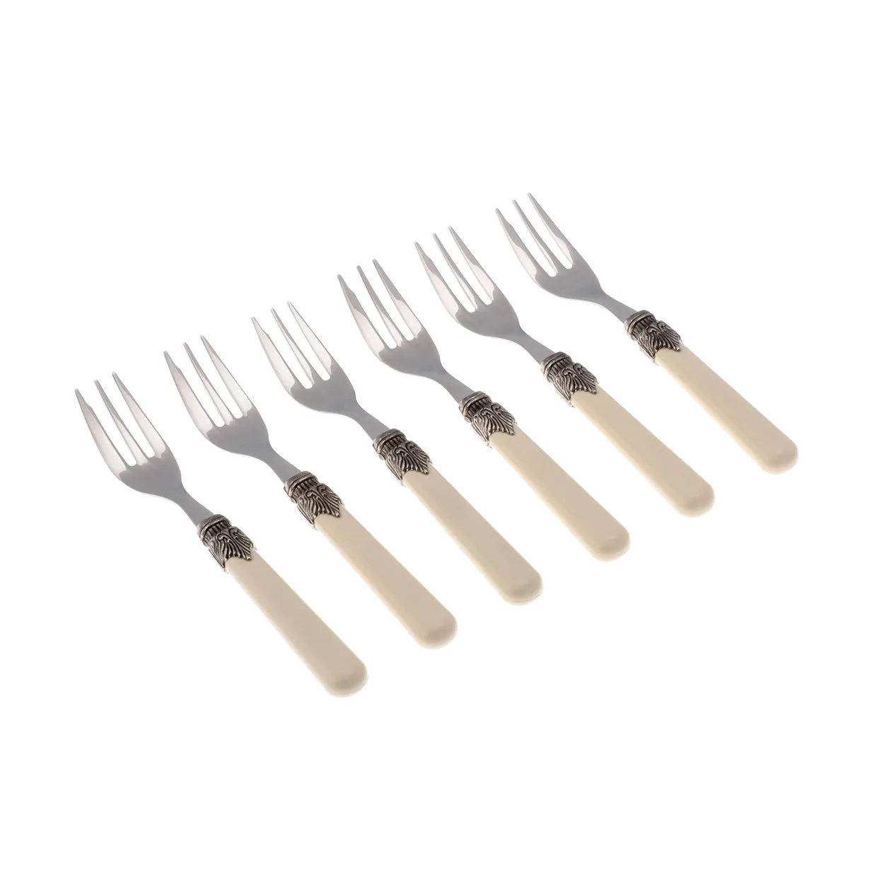 Set 6 pezzi forchettine dolce linea CLASSIC, avorio