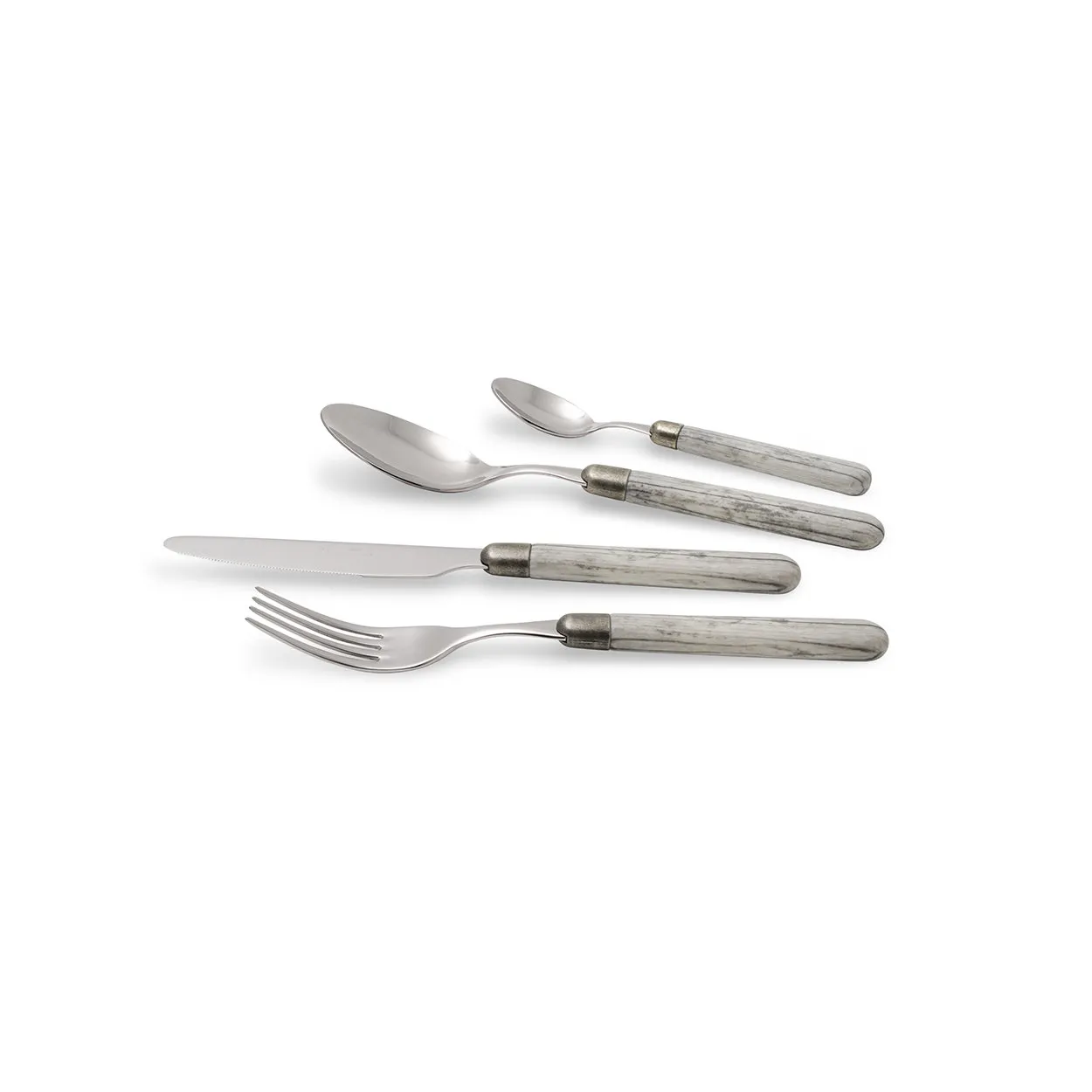 Set 24 pezzi tavola linea CORTINA, cedro