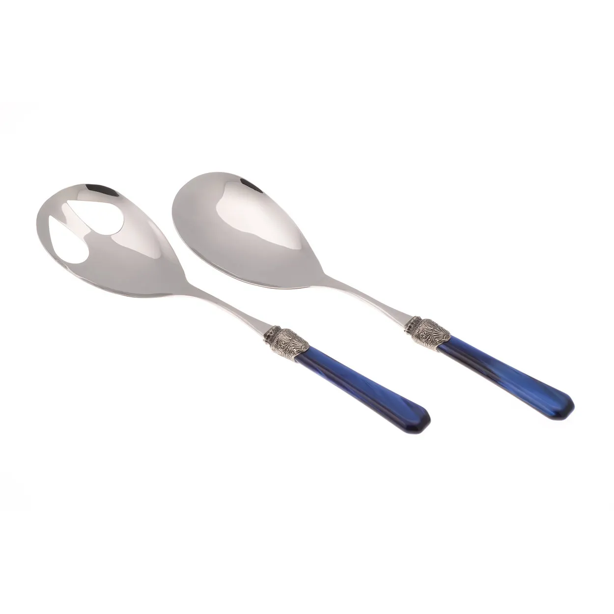 Set 2 pezzi insalata linea PENELOPE, blu