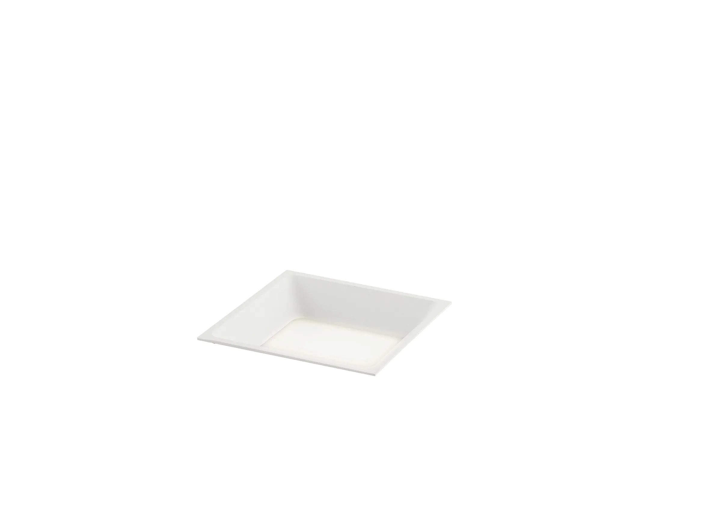 Incasso Led Xanto Quadrato Bianco Satinato Con Luce Antiflesso 18w 3000k (luce Calda) 14,5x5,5 .