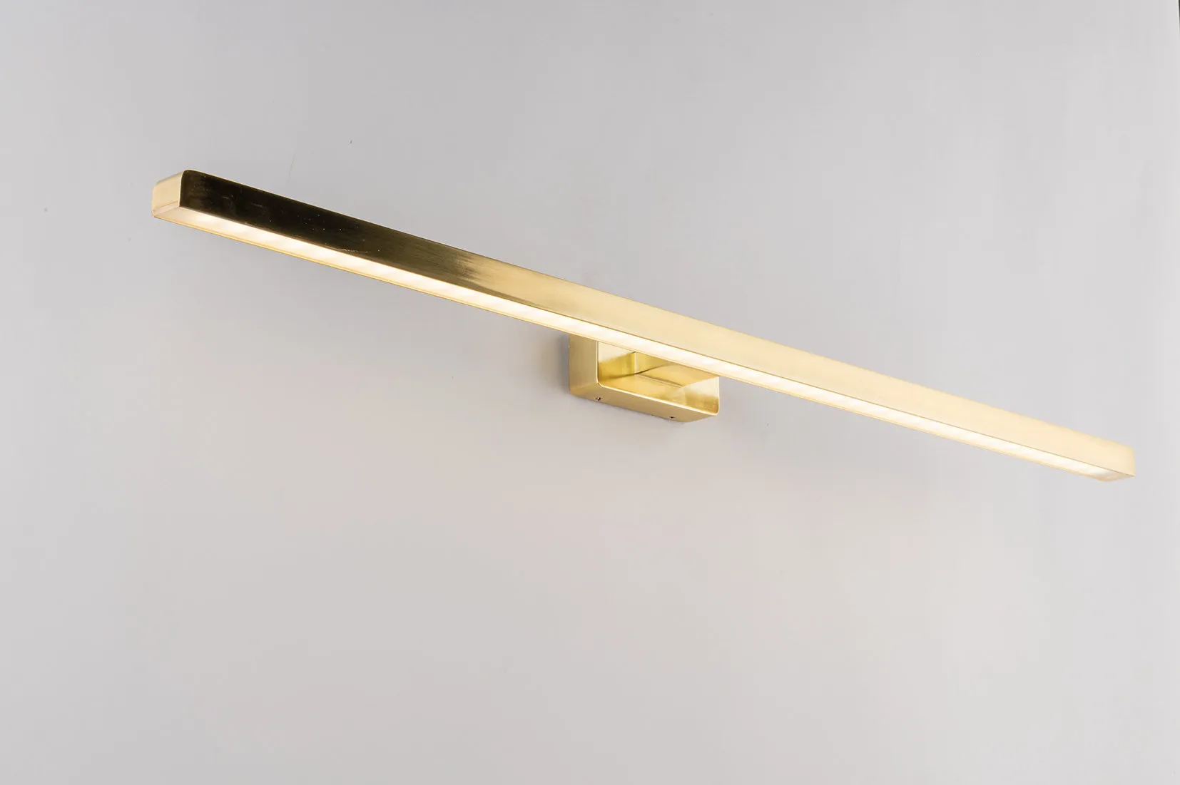 Applique Led Lancer in Alluminio Oro 17w 1360 Lumen 4000k e Naturale)