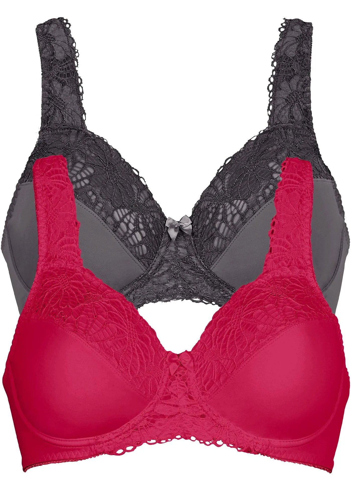 Reggiseno minimizer con ferretto (pacco da 2) (Rosso) - bpc selection