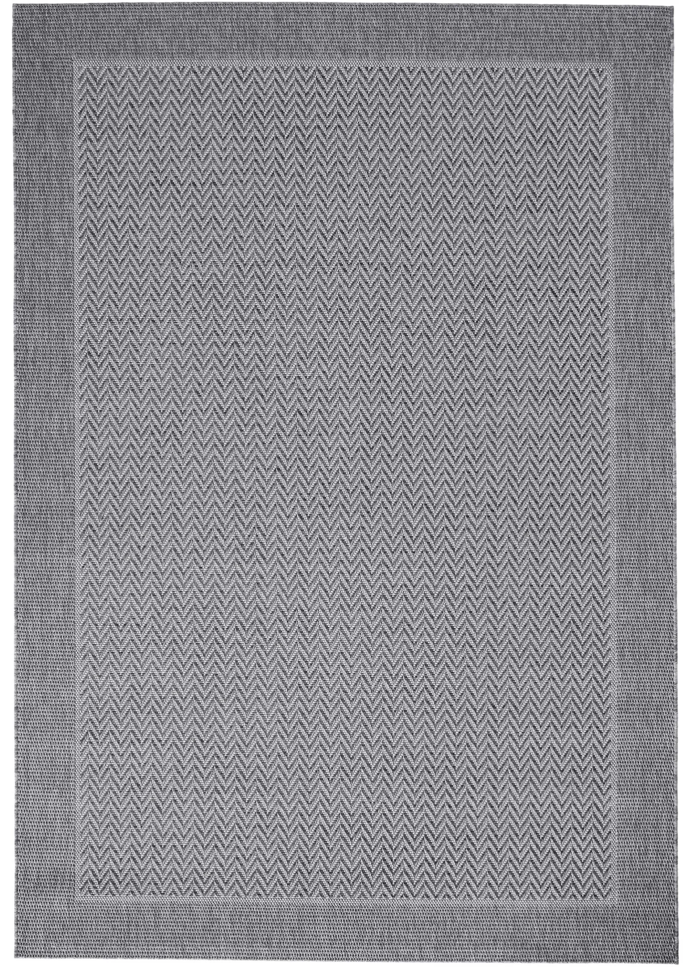 Tappeto da interno ed esterno con bordura (Grigio) - bpc living bonprix collection